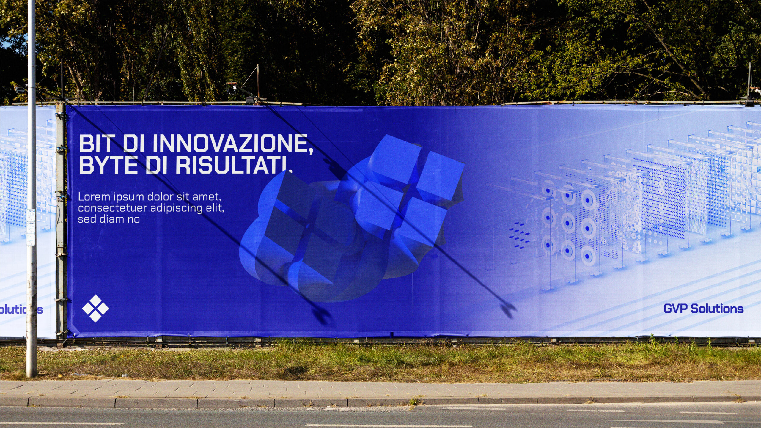 Progettazione grafica per azienda tech siciliana