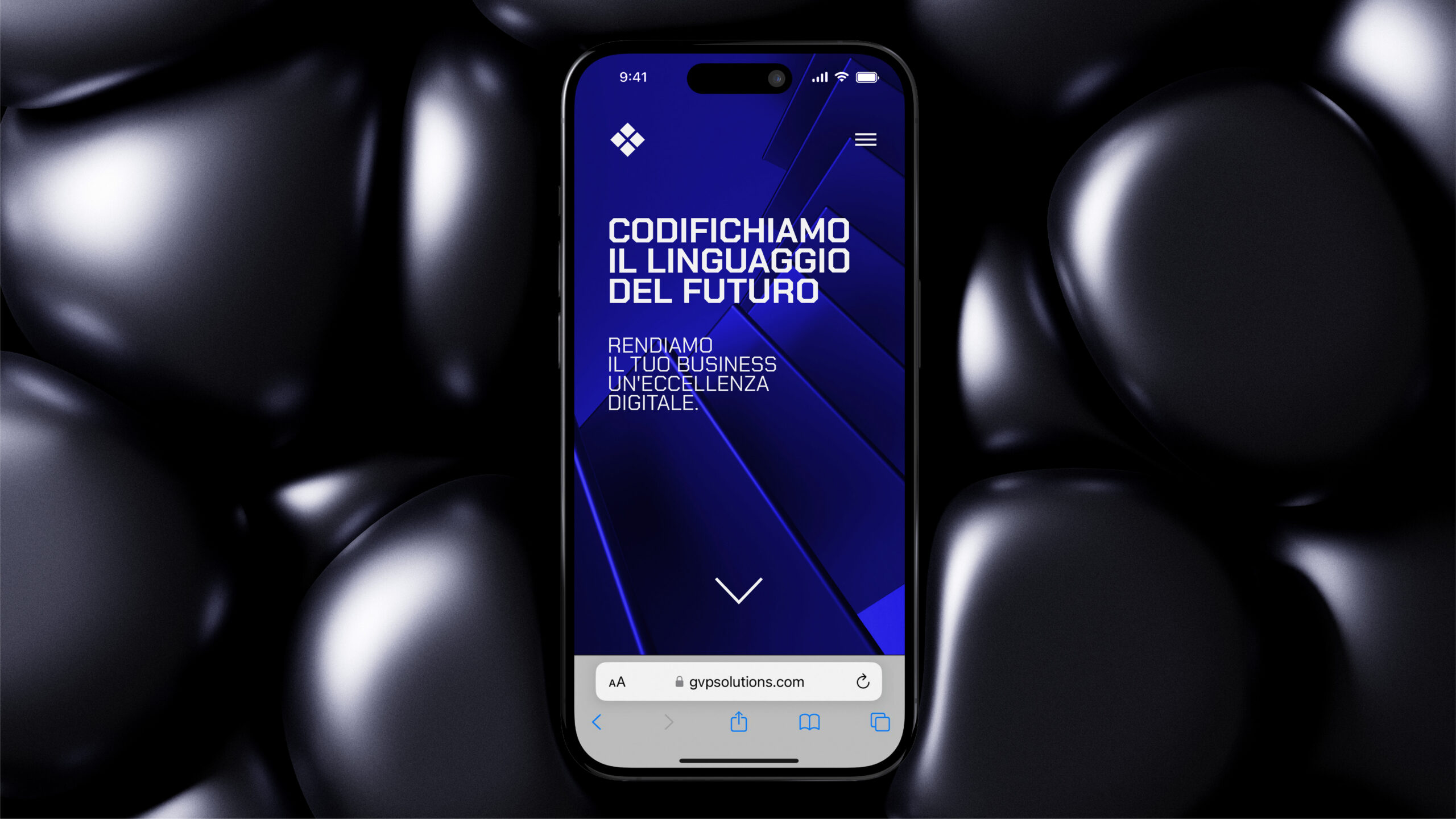 Sito web design per gvp solutions