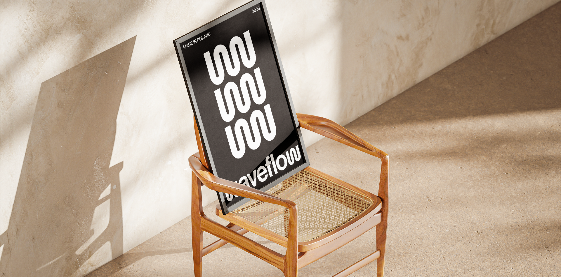 direzione creativa per brand identity di waveflow