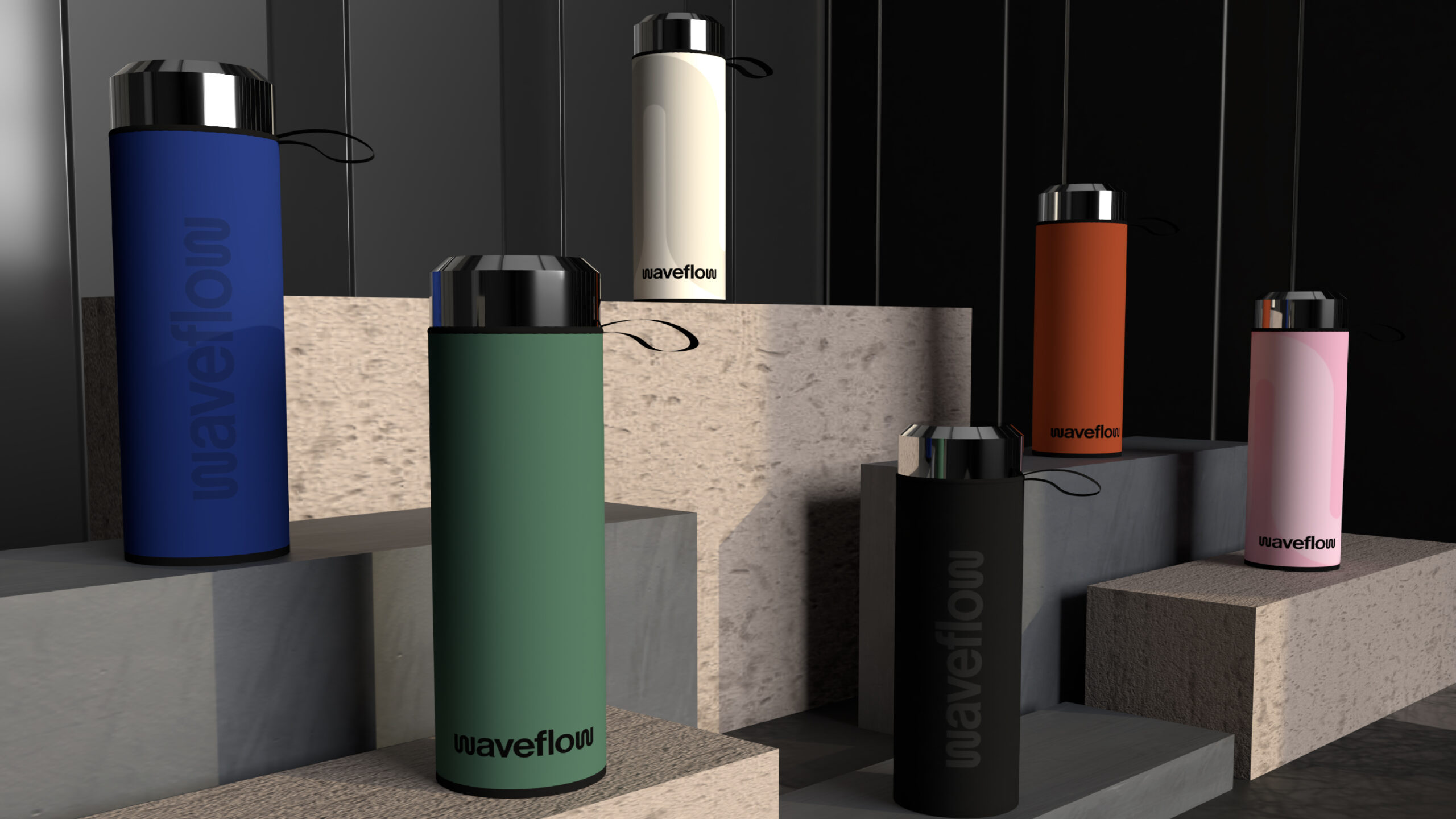 Design di borracce per waveflow