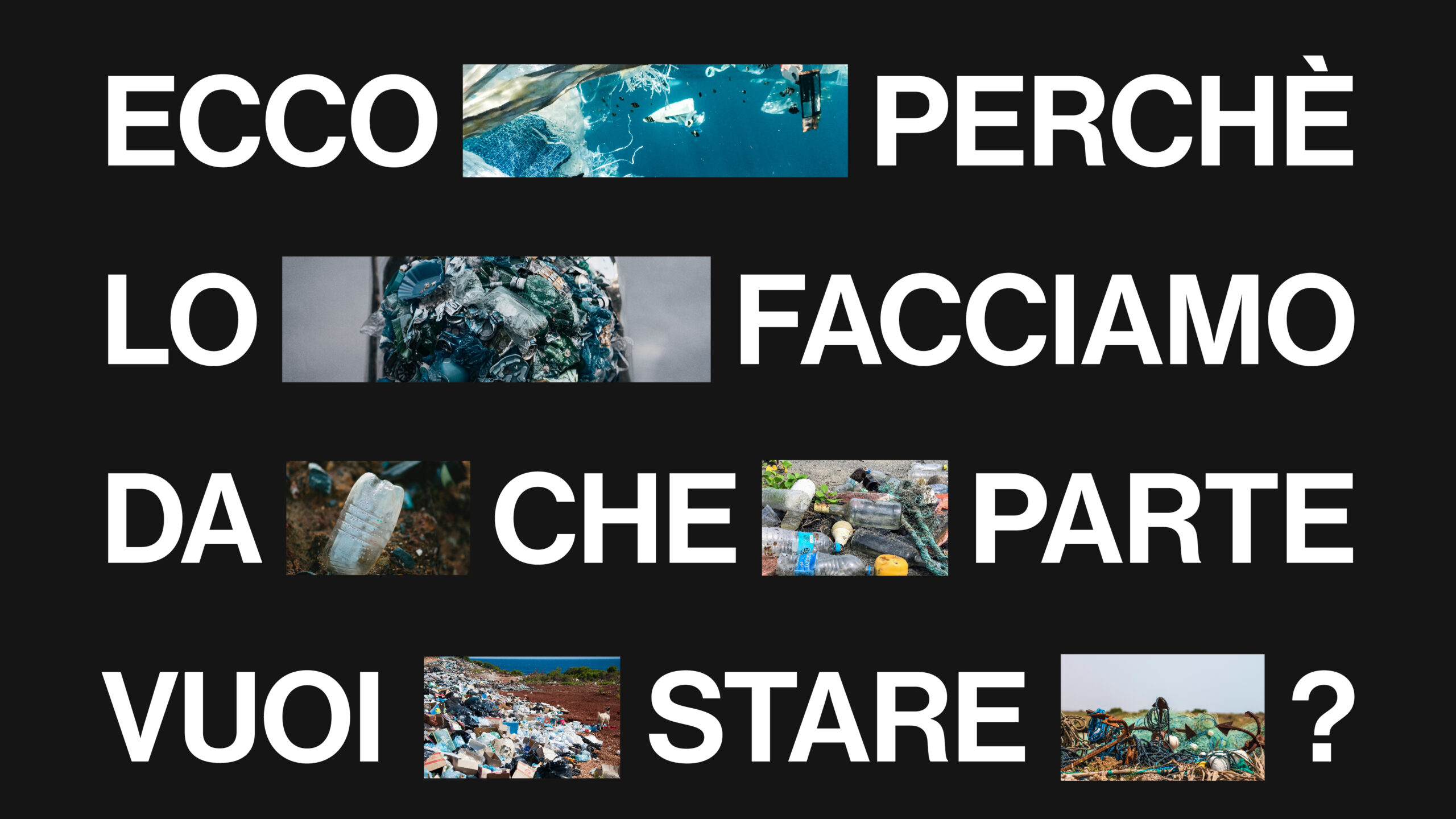 Motto per azienda che produce borracce e poster design