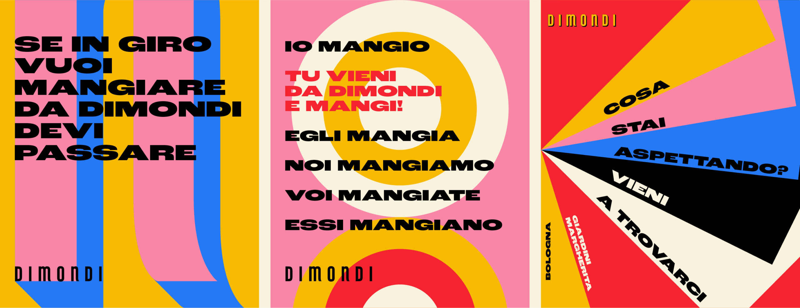 Poste design per brand identity Dimondi