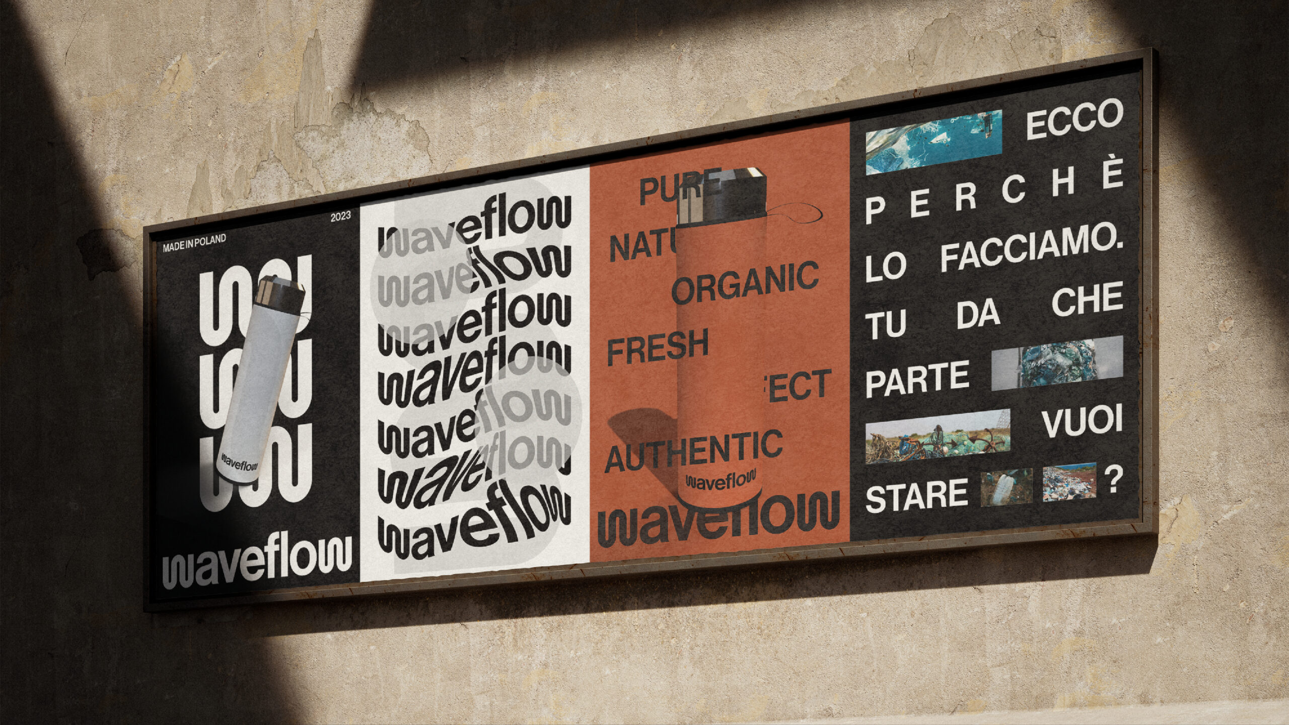 Poste design per brand identity