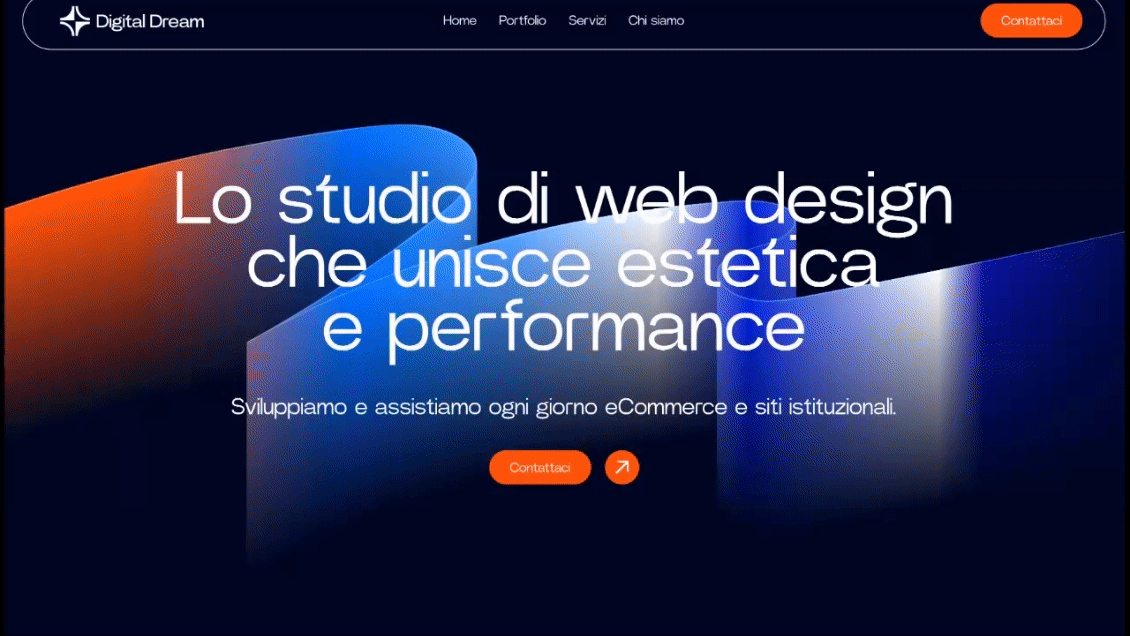 Sito web digital dream studio