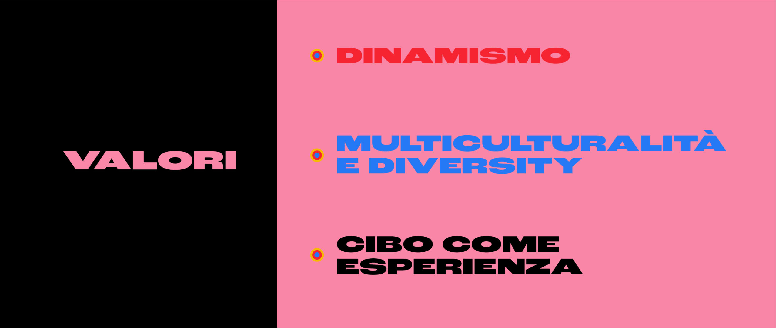Valori per progettazione grafica Dimondi